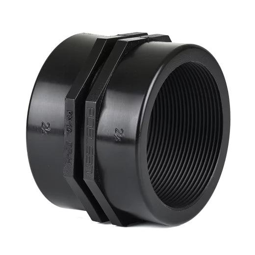 PVC+PP Muffe 2 x Innengewinde