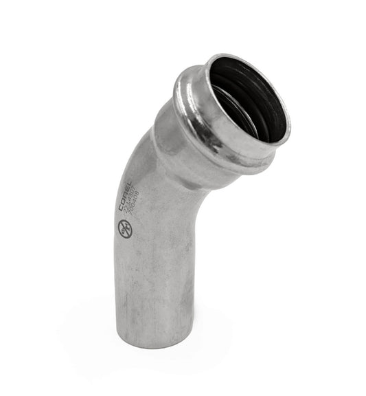 C-Stahl Press Bogen 45° I-A