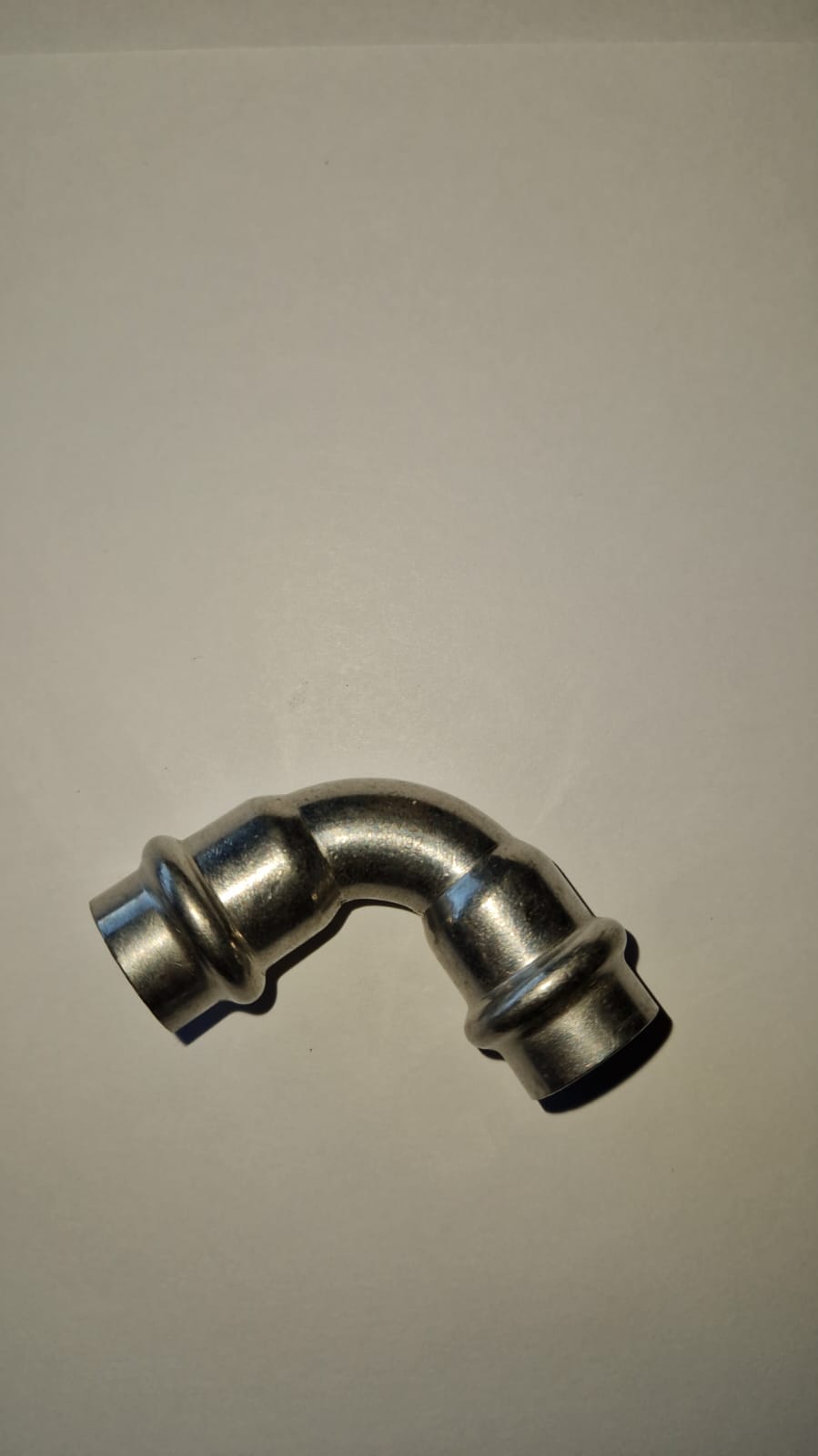 Fitting Press Edelstahl Bogen 90° I-I