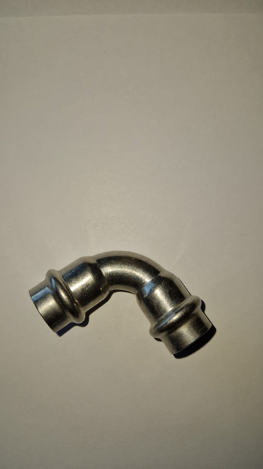 C-Stahl Press Bogen 90° I-I