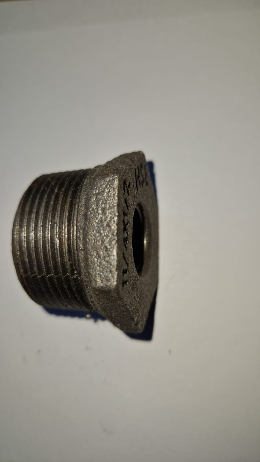 Temperguss Reduzierstück schwarz