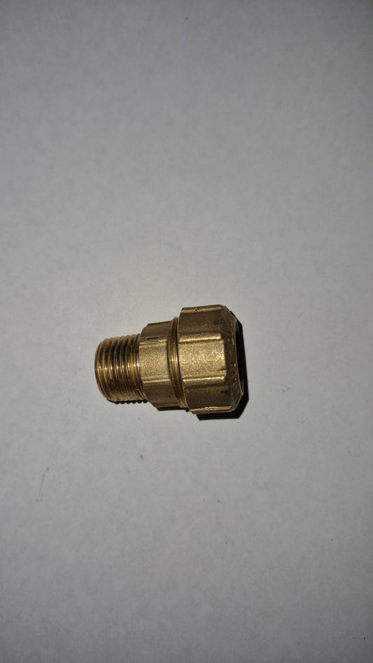 Messing PE-Verschraubung AG