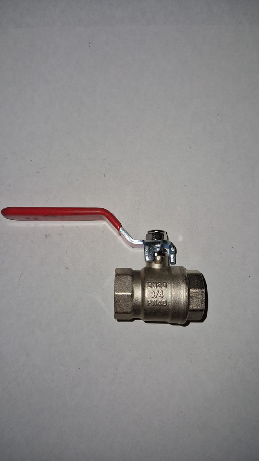 DVGW Kugelhahn IG roter Griff