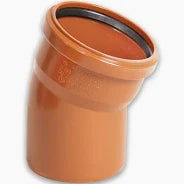 KG-Bogen Formstücke  von 15°- 87° aus PVC-U