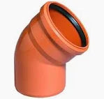 KG-Bogen Formstücke  von 15°- 87° aus PVC-U