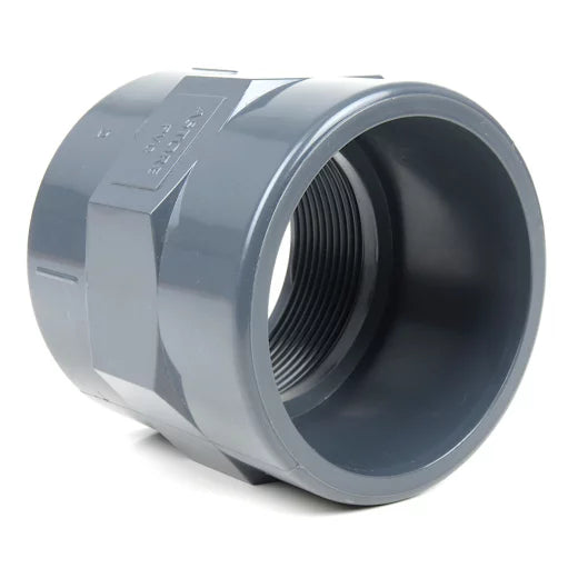 PVC+PP Fitting Übergangsmuffe 1 x klebe und Innengewinde
