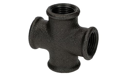 Temperguss Kreuzstück schwarz